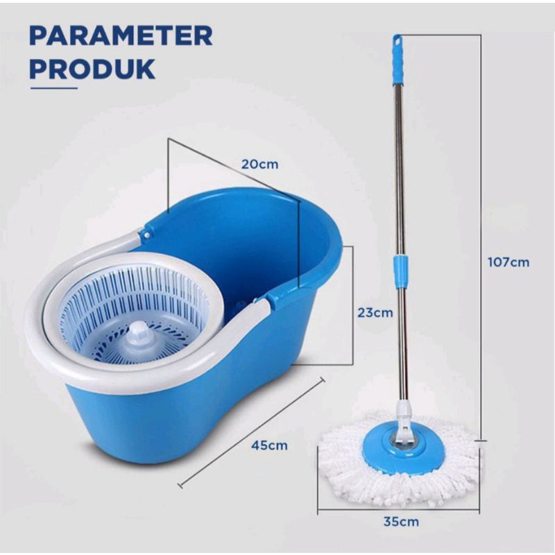 alat pel spin mop 360 alat pembersih lantai