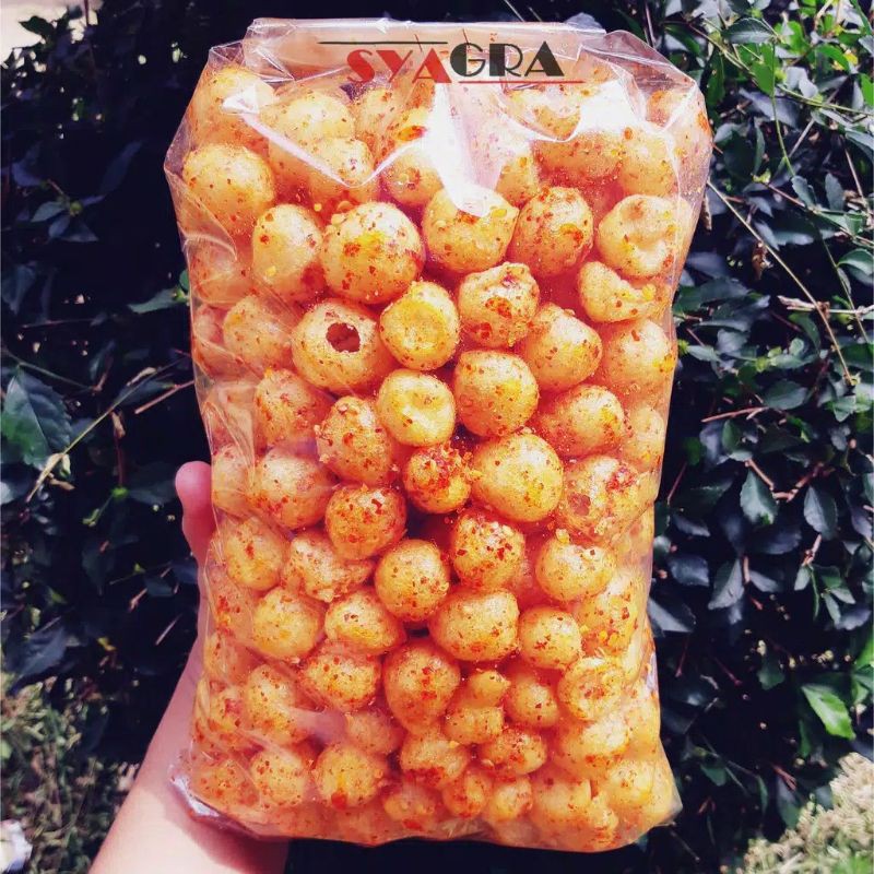 

Endog Lewo Pedas Original 1Kg. Cemilan Kiloan Pedas Khas Garut
