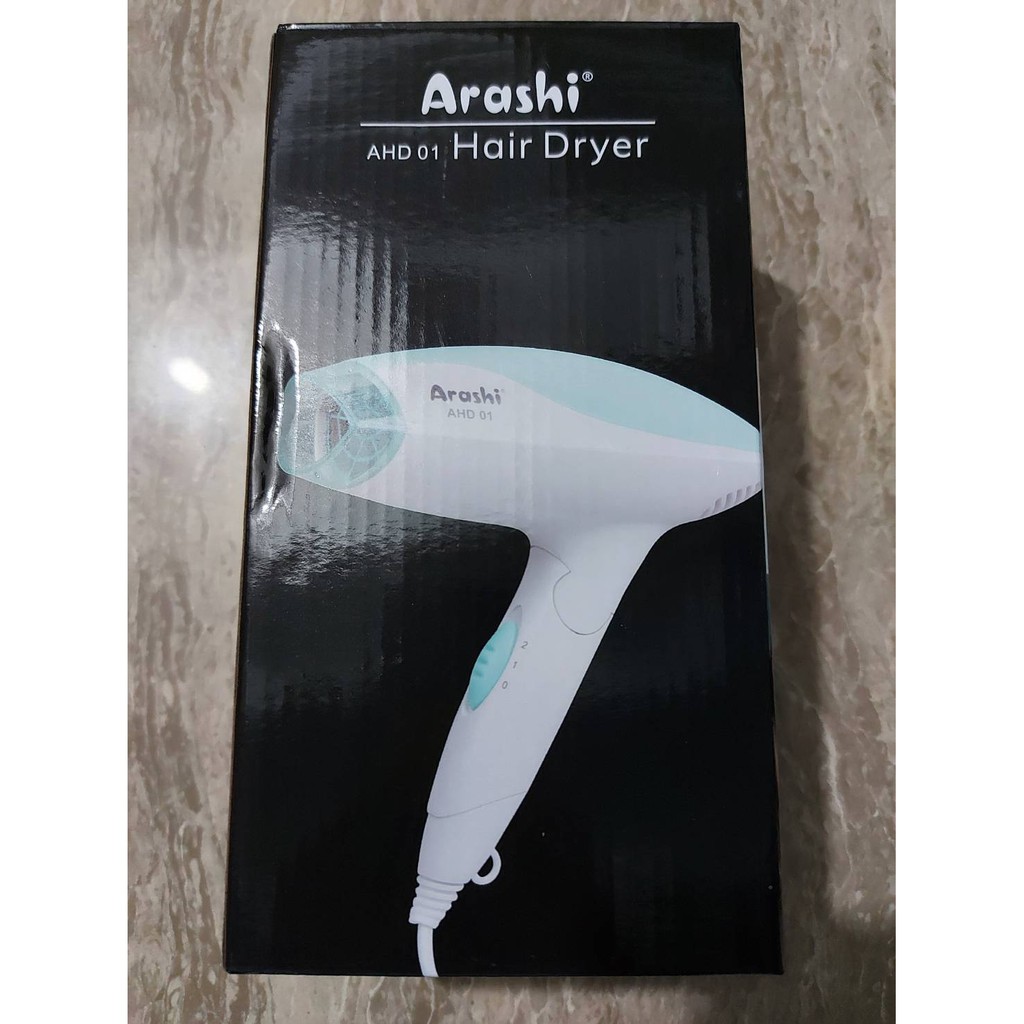 Hair Dryer ARASHI AHD 01/ Pengering Rambut Merek ARASHI AHD 01/ Pengering Rambut Travel Mini ARASHI