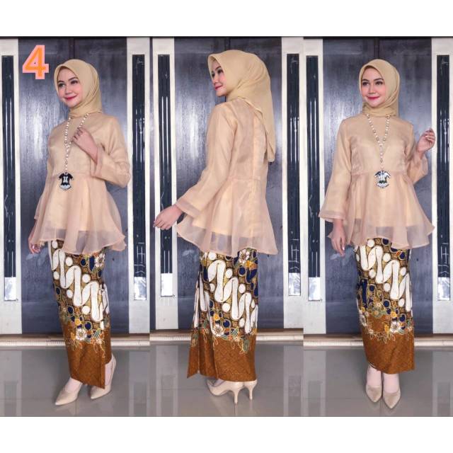 Set dres organza dan rok wiron