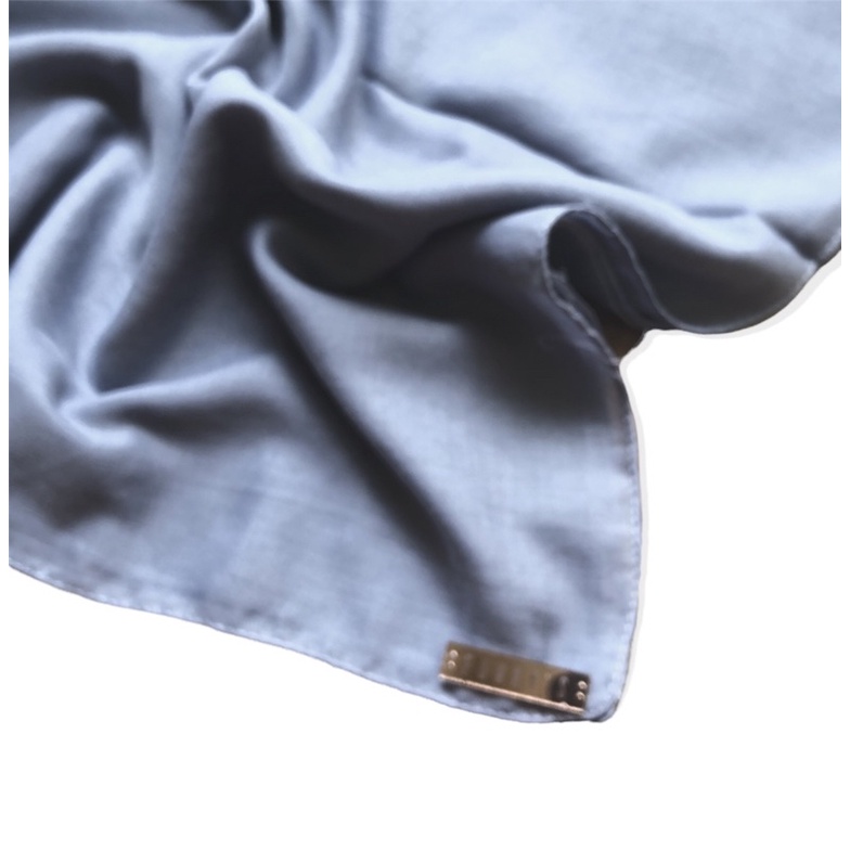 Hijab Segi Empat Paris Premium-Grey blue