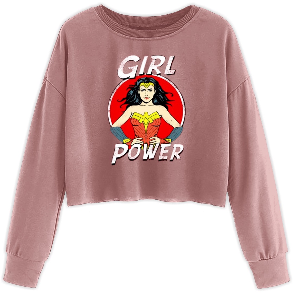 SWEATER CROP GIRL POWER GAWAOFFICIAL