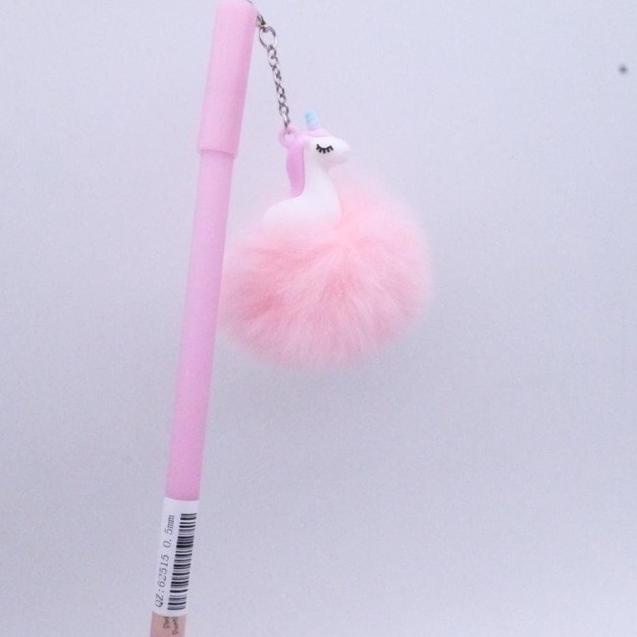 

✲ Bolpoin pen unicorn bulu ♠