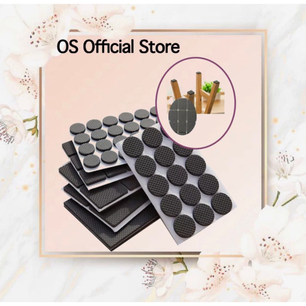 OS 1Set Pads Pelindung Kaki Kursi / Pengaman Kaki Kursi Anti Slip