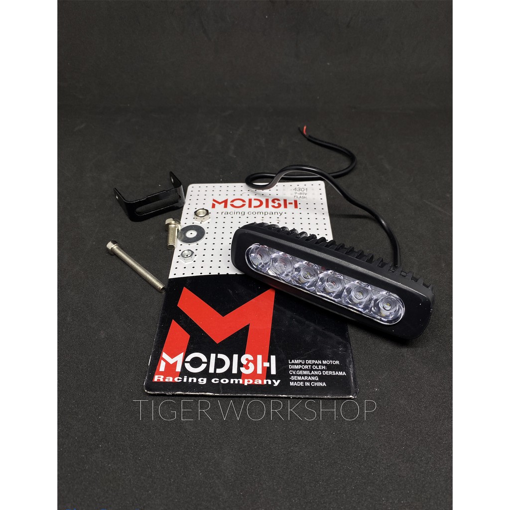 Lampu Tembak 2 Mode Cahaya Putih Sorot 6 Mata CWL LED