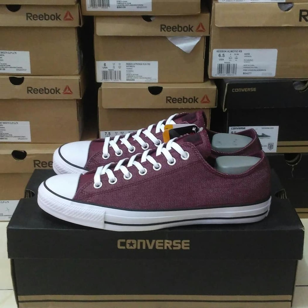 Converse CTAS OX  Dark Sangria Thinsulate Isolant