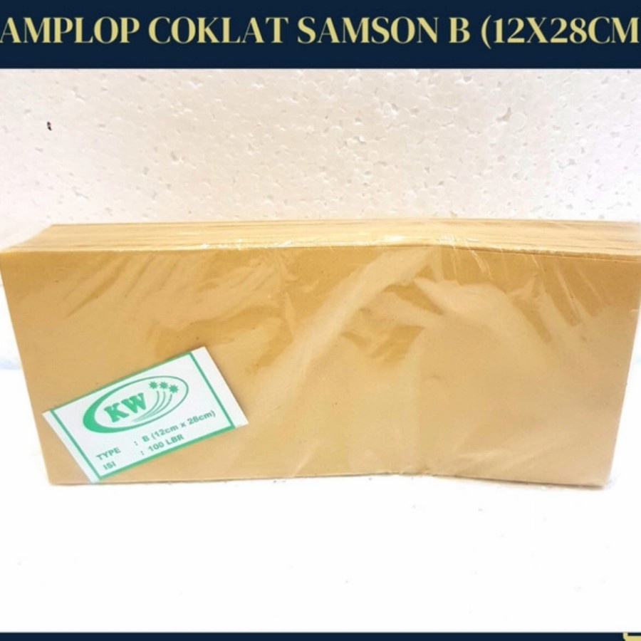 Jual AMPLOP SAMSON COKLAT B / AMPLOP GAJI | Shopee Indonesia