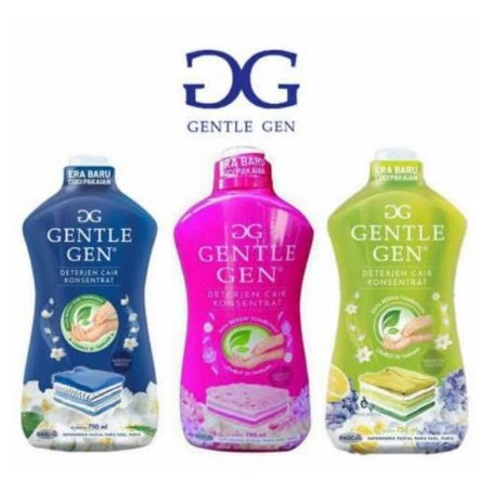 ^ KYRA ^ Gentle Gen Deterjen Cair Konsentrat Cuci Pakaian Lembut di Tangan - Kemasan Botol 750 ml