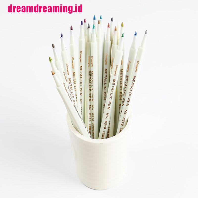 Dreamdreaming / 20pcs Spidol Akrilik Premium Untuk Menulis Di Batu