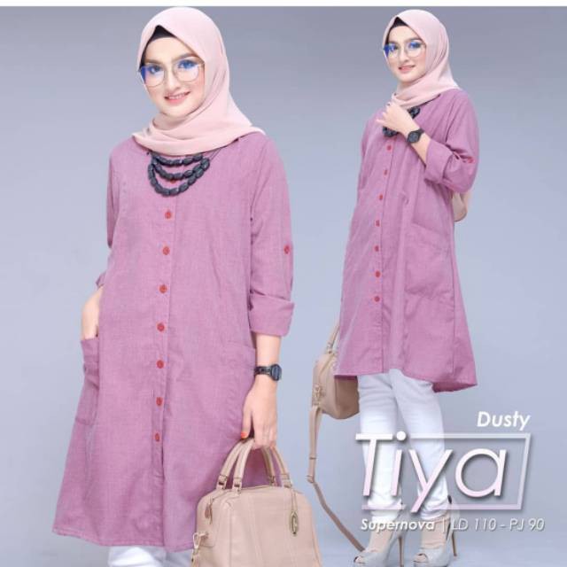 BEST SELLER Tiya tunik  tunik  poluler baju  terlaris 