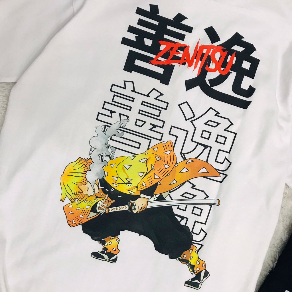 Tshirt Zenitsu Goodness Demon Slayer Kimetsu No Yaiba Anime Manga Kaos KNY Wibu Otaku Unisex