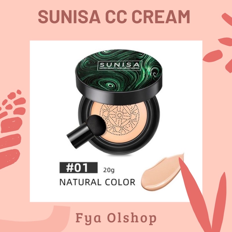 100% ORIGINAL BEDAK SUNISA MUSHROOM AIR CUSHION BPOM ANTI LUNTUR