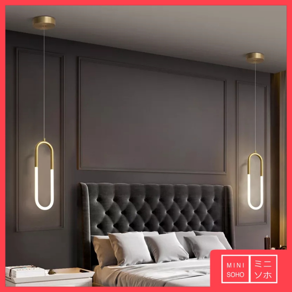 Lampu Gantung Hias Glass 40cm / 60cm Pendant Lamp Earring Loop