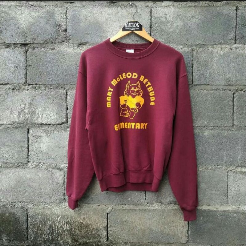 crewneck lengan balon sweater lengan balon crewneck lengan balon bekas crewneck second crewneck