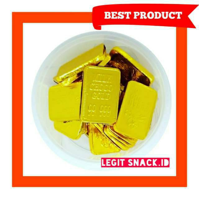 

Coklat Batang Emas / Cokelat Gold Bar Chocolate 50 Pcs