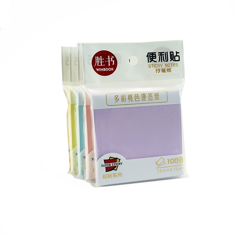 sticky note post-it memo tempel warna warni post it 100 lembar ukuran 76mm x 76mm note pad ukuran 50mm x 50mm kertas memo 100 sheets