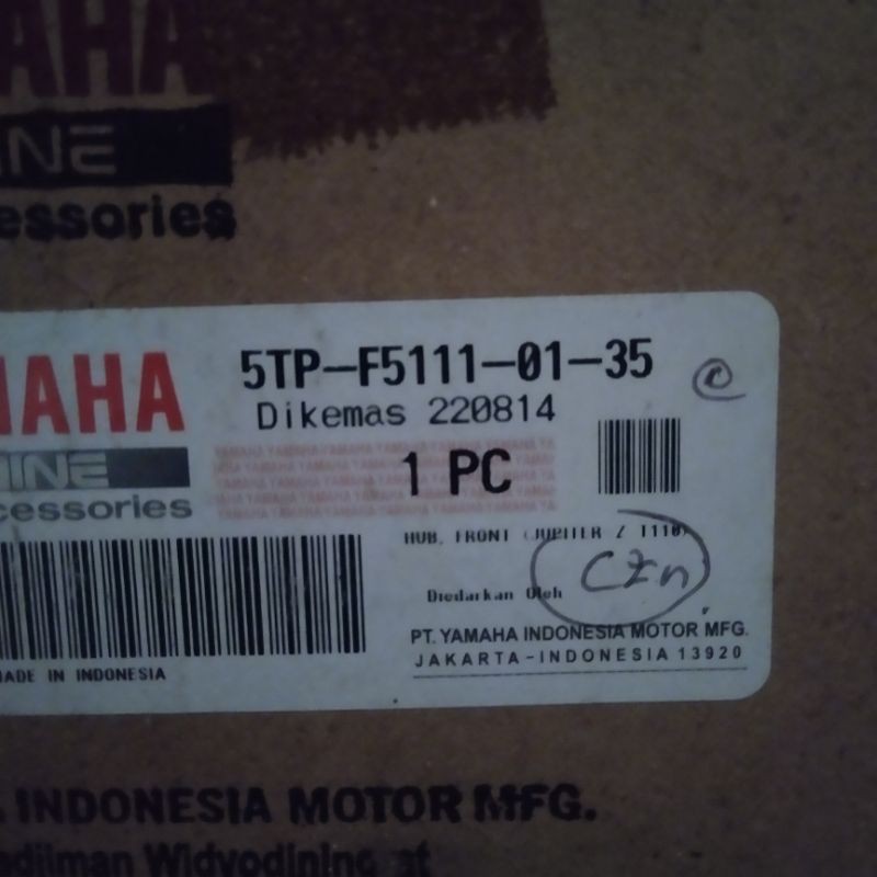 Tromol Depan Jupiter Z Burhan Asli Original Yamaha