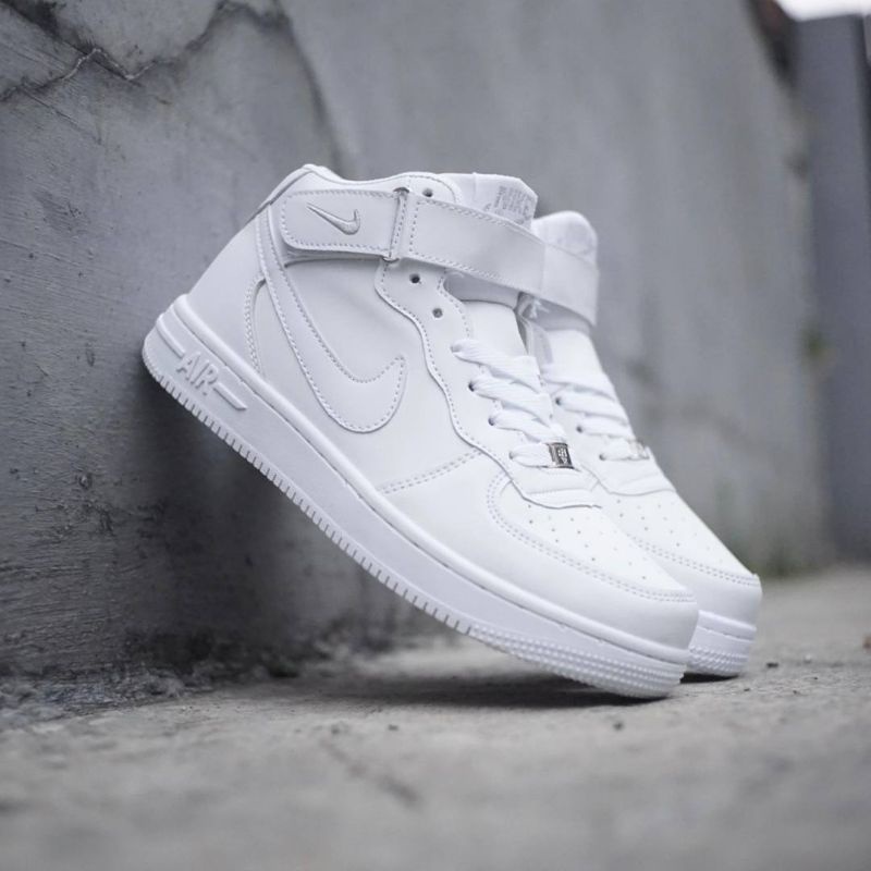 Nike Airforce One Mid Full White