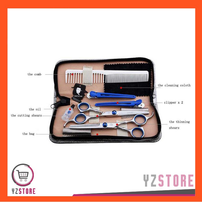 Gunting Set Potong Pangkas Cukur Rambut Salon Barbershop Profesional YZ11