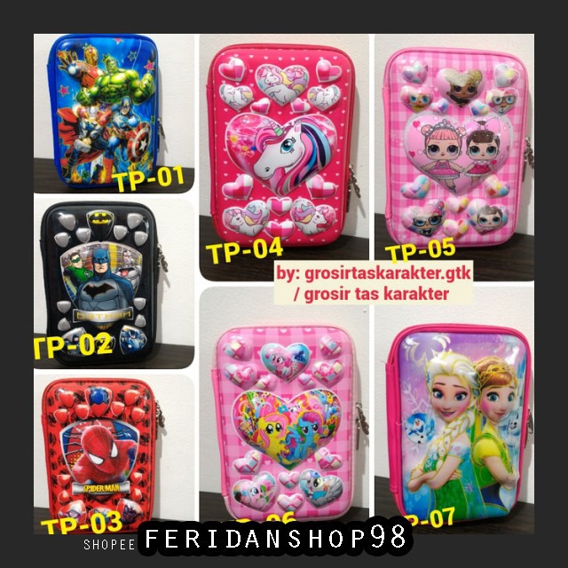 

BT763 TEMPAT PENSIL ANAK BEST KARAKTER LOL UNICORN PONY KOTAK PENSIL PENCIL CASE BY FERIDANSHOP98
