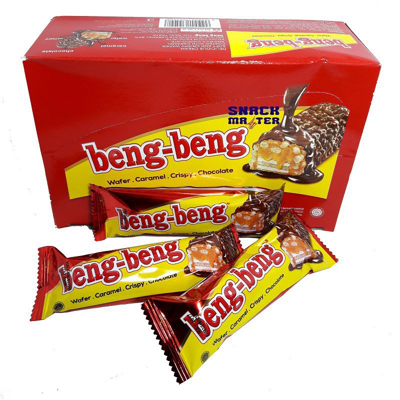 

Beng-Beng Wafer Caramel Coklat isi 17pcs/1 pack kemasan baru yaaa