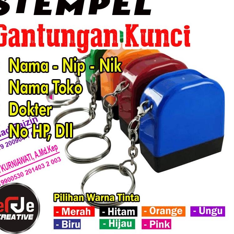 

HOT Product STEMPEL NAMA | DOKTER | BIDAN | PERAWAT | NIP | NAMA NOMOR HP | JABATAN grosir