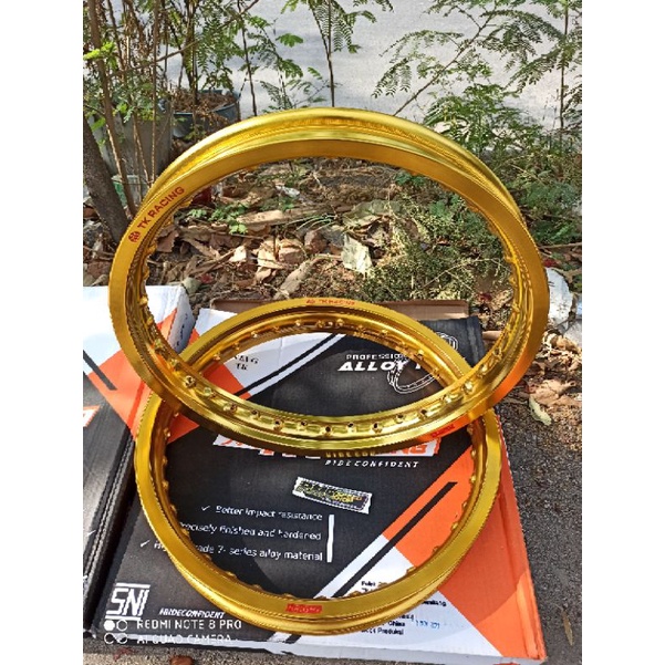 Velg Tk racing gold ukuran 185-215 ring 17 original 100%