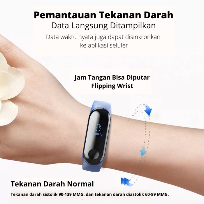 [Saucezhan]Jam Tangan Smart Watch Digital Fitnes Tracker - Hitam