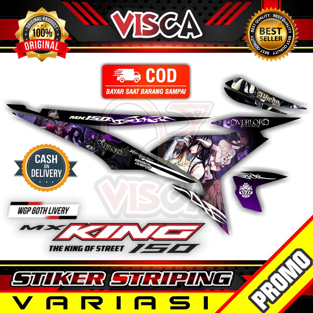 Striping MX King  - Stiker Sticker Striping Variasi Lis Yamaha Jupiter Mx King - Striping Hologram M
