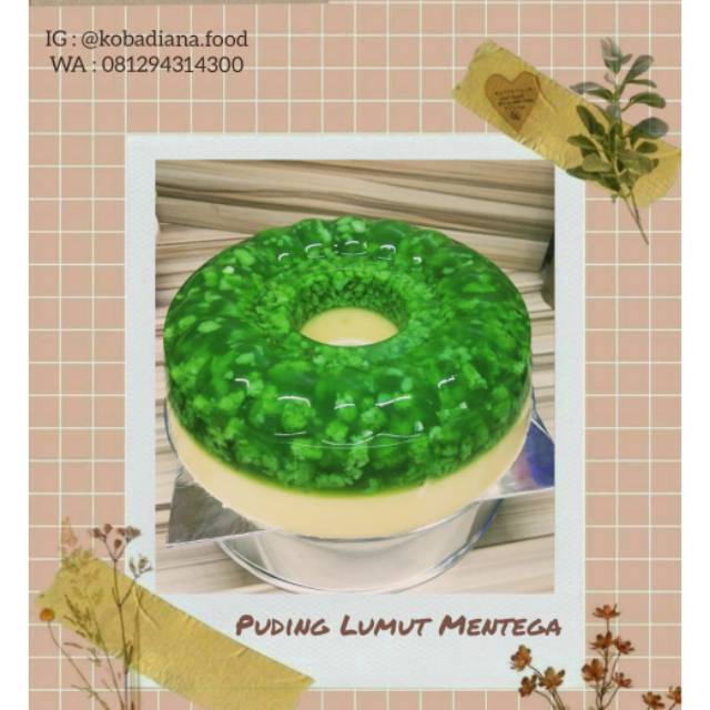 

Puding Lumut Mentega