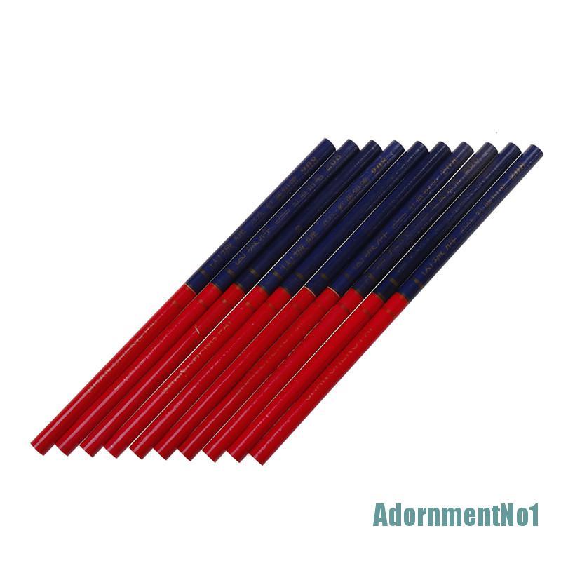 (AdornmentNo1) 10pcs / Set Pensil Kayu 175mm Warna Hitam Untuk Peralatan Tukang DIY