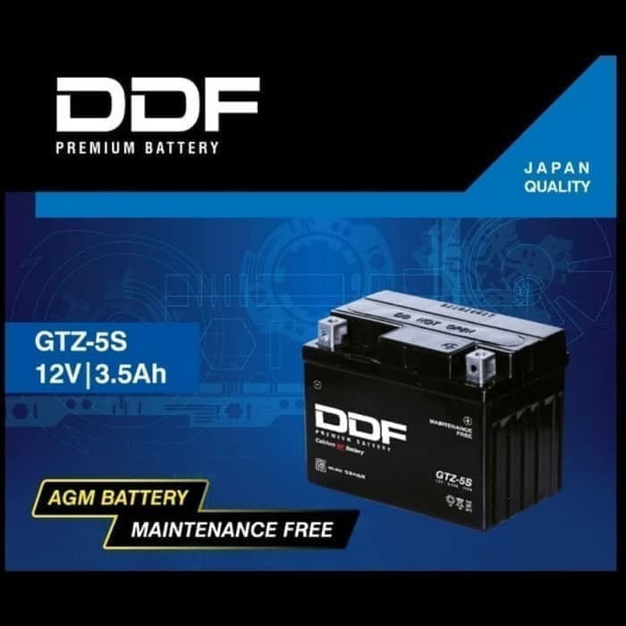 Aki Motor Honda Mega Pro DDF Japan Quality GTZ5S Accu kering Garansi