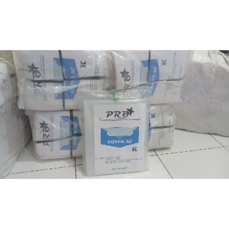 PELASTIK CUCI AC TEBALCOVER CUCI AC UNTUK  12 PK 34PK 1PK 112 PK BONUS SELANG 2 METER MEREK PRO