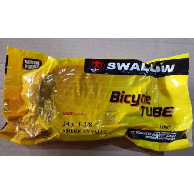 Ban Dalam Sepeda Kursi Roda Ukuran 24 x 1 3/8 AV Swallow