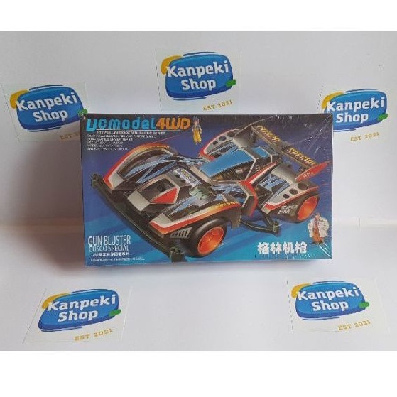 Tamiya Mini 4wd Merk DD Ruize Gun Bluster Cusco Super FM Chassis