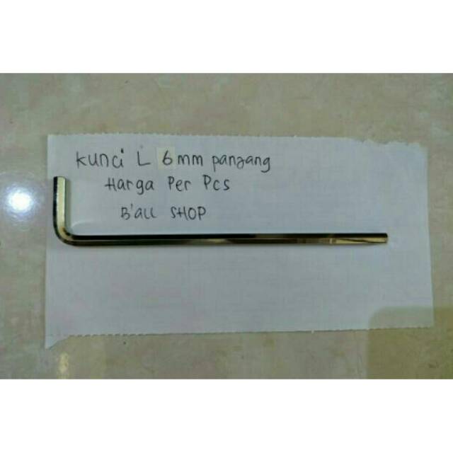 Kunci L 6 mm Panjang Tekiro (Per Pcs)