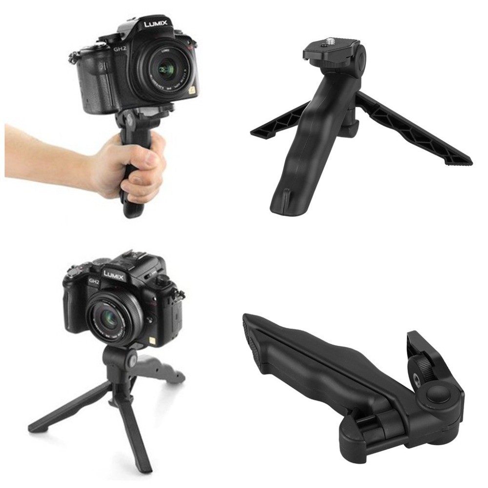 TRIPOD STAND CAMERA SMARTPHONE FOLDING - HITAM