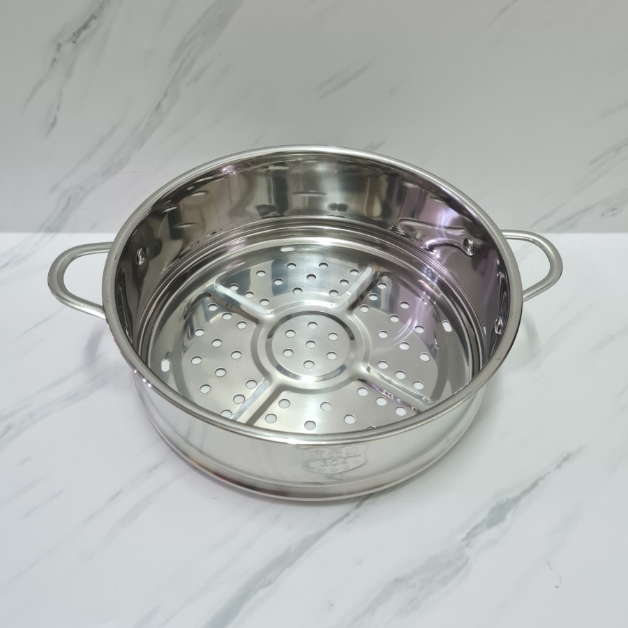 Stainless 304 Pot Steamer 20cm | Panci Kukus Stainless
