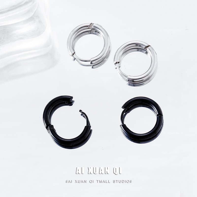 Single Hoop Earrings Accessories Trend Personality Hip-hop