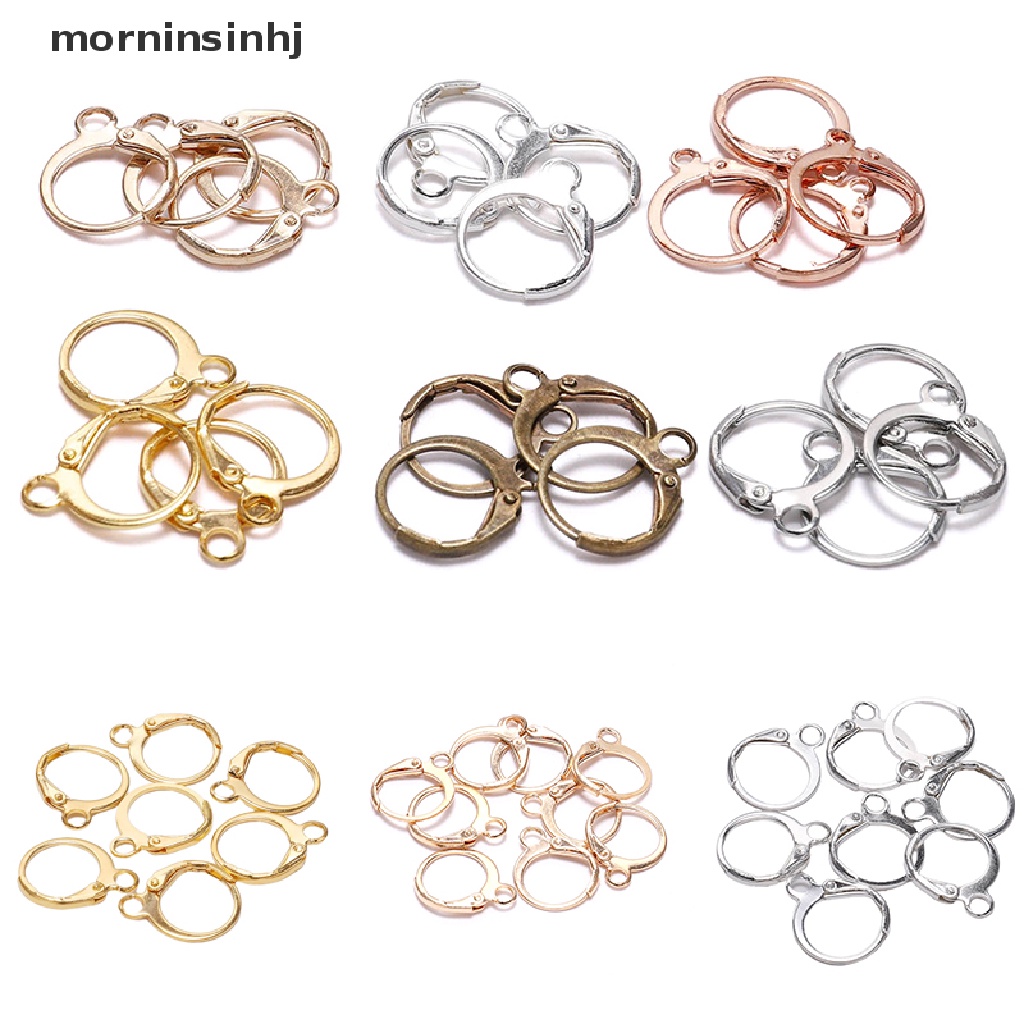 Mornin 20pcs / Set Anting Hoops Diy Untuk Wanita