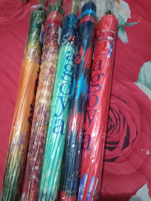 Payung Tongkat Saten Payung Dewasa Payung 16 Jari