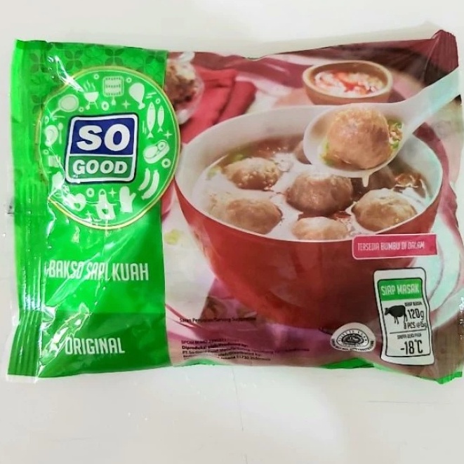 

So Good Bakso sapi kuah 8pcs - tersedia Bumbu