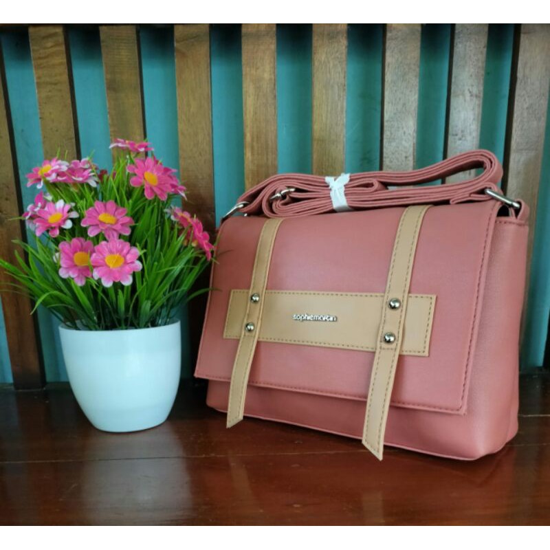 Tas Selempang Wanita Merk Sophie Martin Paris Best Seller Amoena Bag 100% Original Harga Diskon