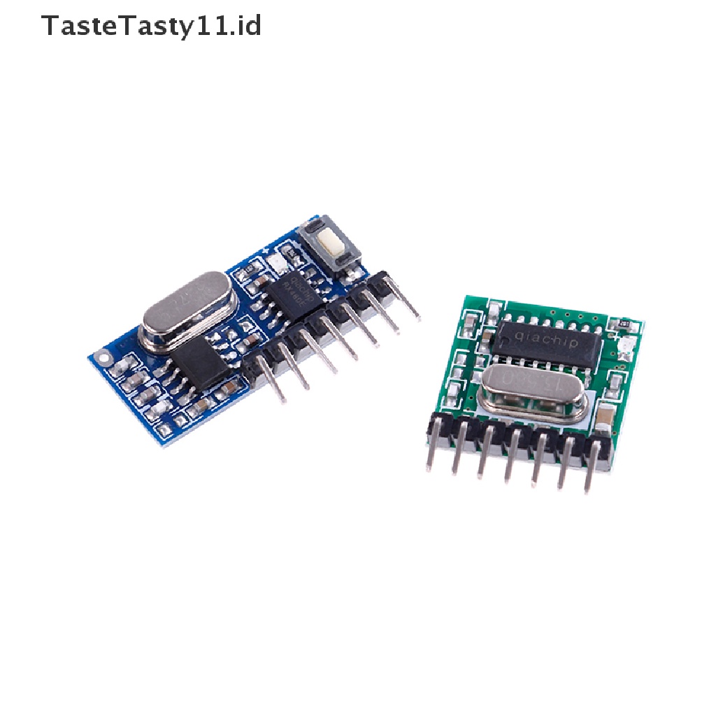 【TasteTasty】 433Mhz Wireless RF 4 Channel Output Receiver Module and Transmitter EV1527 Code .