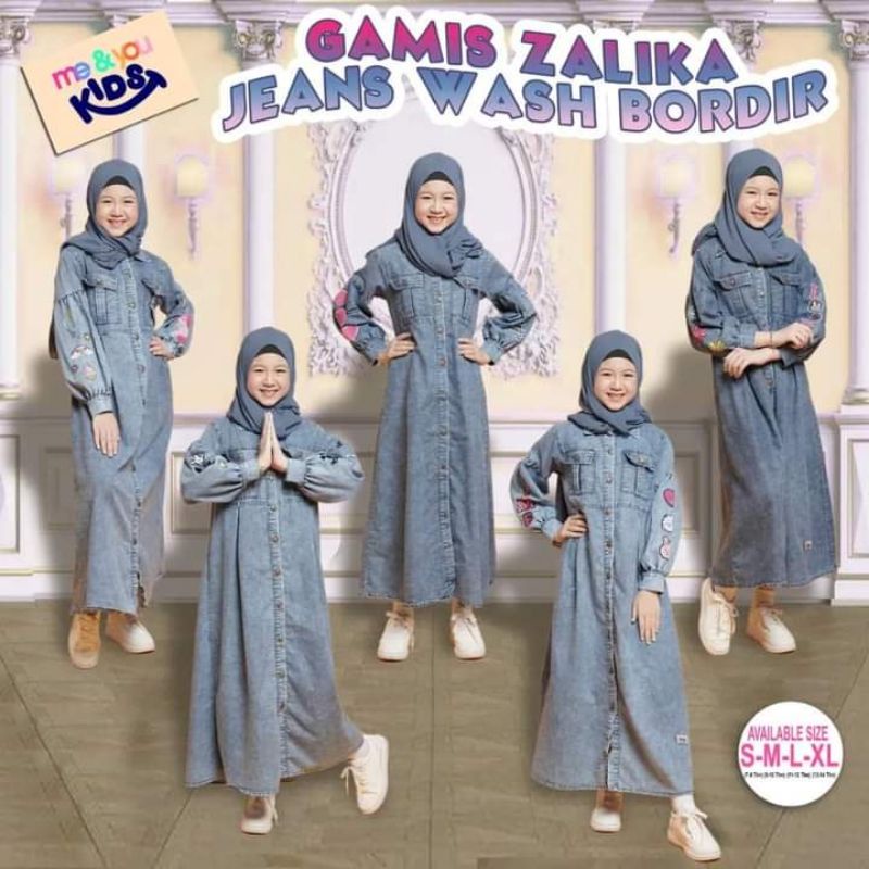READY GAMIS JEANS ANAK ZALIKA ME & YOU KIDS