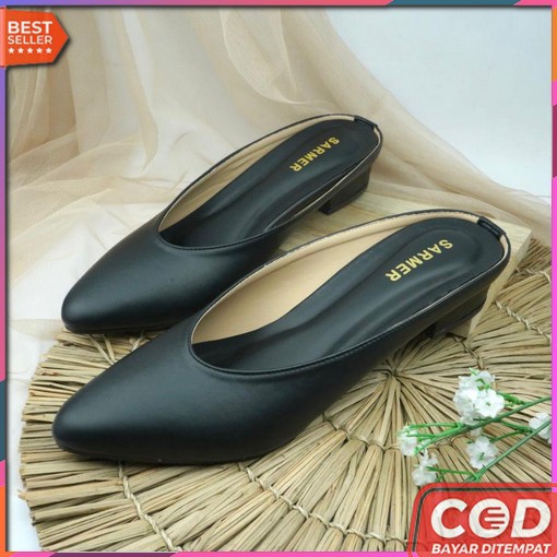 Sendal Heels Wanita Import Hak Tahu Kaca Bulat Hils Kondangan Terbaru Murah Kekinian Sandal Andin Ik