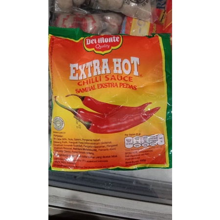 

saus sambal cabai Delmonte sachet isi 24 sachet