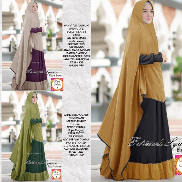 gamis fatimah syari