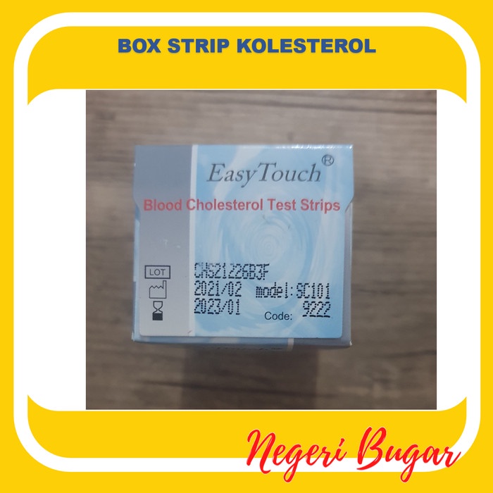 Jual STRIP K   OLESTEROL EASY TOUCH GCU / REFILL CHOLESTEROL STRIP