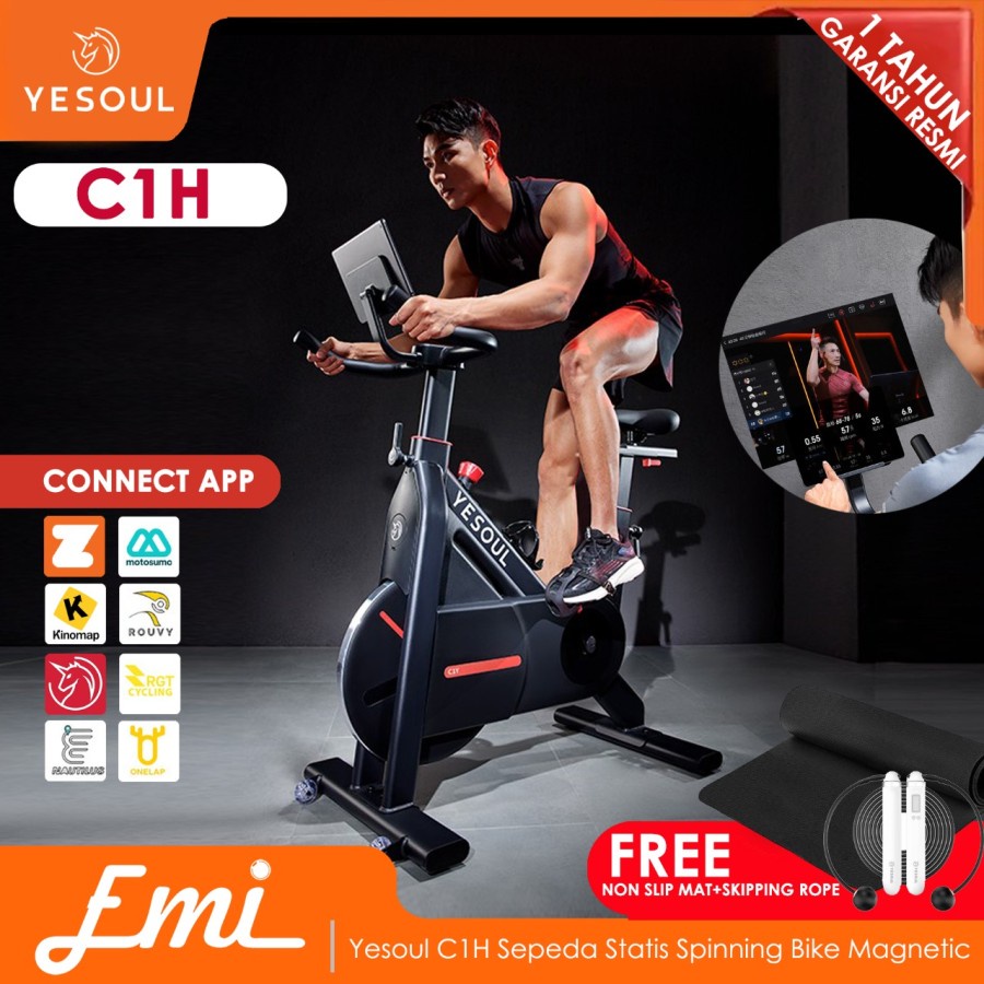 Yesoul C1H Sepeda Statis Spinning Bike Magnetic